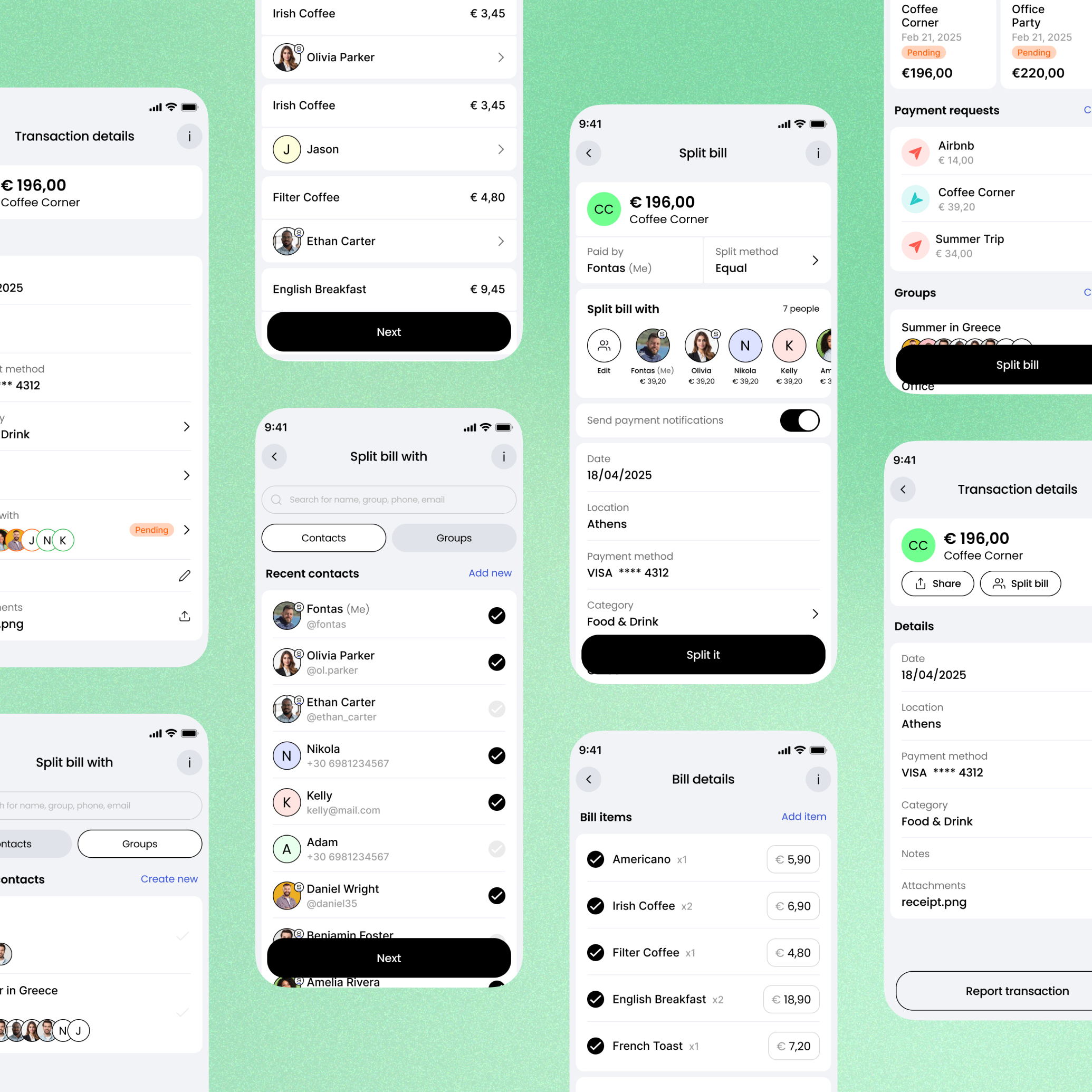 Split a Bill App